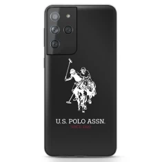 Чехол U.S. Polo Assn Shiny Big Logo для Samsung Galaxy S21 Ultra G998 Black (USHCS21LTPUHRBK)