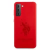 Чехол U.S. Polo Assn Silicone On Tone для Samsung Galaxy S21+ G996 Red (USHCS21MSLHRTRE)