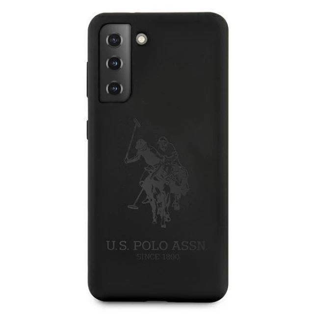 Чехол U.S. Polo Assn Silicone On Tone для Samsung Galaxy S21 G991 Black (USHCS21SSLHRTBK)