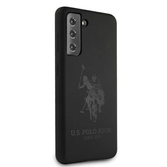 Чехол U.S. Polo Assn Silicone On Tone для Samsung Galaxy S21 G991 Black (USHCS21SSLHRTBK)