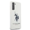 Чехол U.S. Polo Assn Silicone Logo для Samsung Galaxy S21+ G996 White (USHCS21MSLHRWH)
