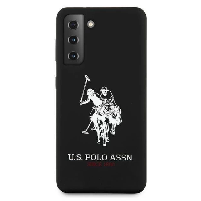 Чехол U.S. Polo Assn Silicone Logo для Samsung Galaxy S21 G991 Black (USHCS21SSLHRBK)