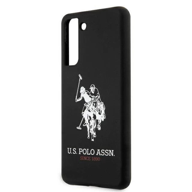 Чохол U.S. Polo Assn Silicone Logo для Samsung Galaxy S21 G991 Black (USHCS21SSLHRBK)