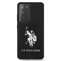 Чохол U.S. Polo Assn Silicone Logo для Samsung Galaxy S21 Ultra G998 Black (USHCS21LSLHRBK)
