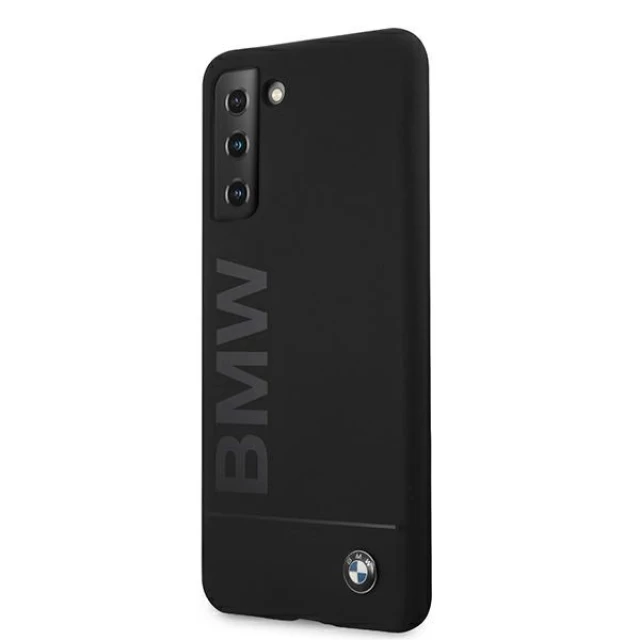 Чехол BMW для Samsung Galaxy S21 G991 Silicone Signature Logo Black (BMHCS21SSLBLBK)