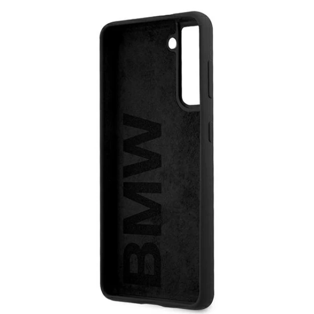 Чохол BMW для Samsung Galaxy S21 G991 Silicone Signature Logo Black (BMHCS21SSLBLBK)