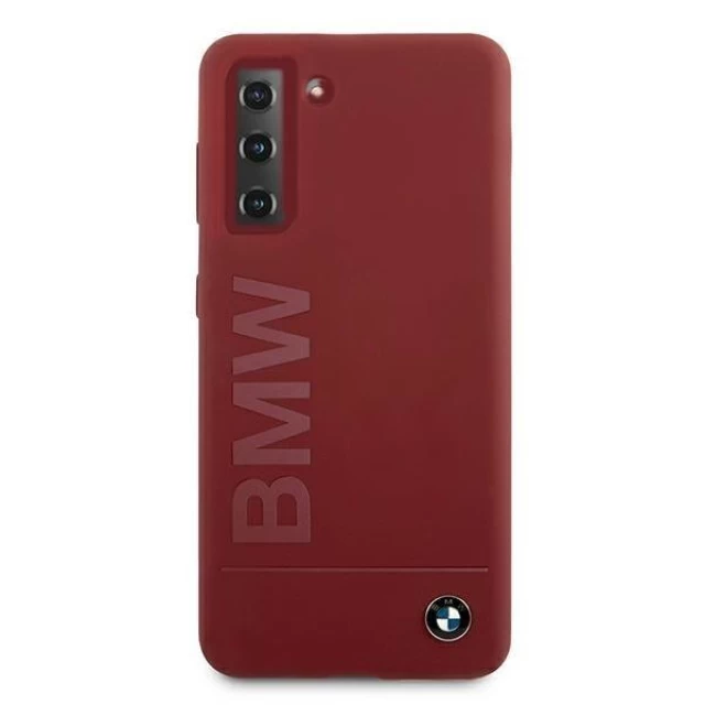 Чехол BMW для Samsung Galaxy S21 Plus G996 Silicone Signature Logo Red (BMHCS21MSLBLRE)