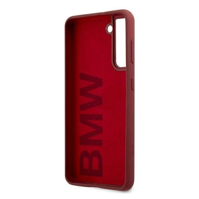 Чохол BMW для Samsung Galaxy S21 Plus G996 Silicone Signature Logo Red (BMHCS21MSLBLRE)