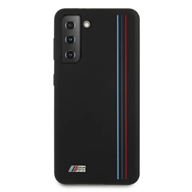 Чехол BMW для Samsung Galaxy S21 G991 Silicone M Collection Black (BMHCS21SSIVTBK)