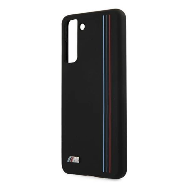 Чехол BMW для Samsung Galaxy S21 G991 Silicone M Collection Black (BMHCS21SSIVTBK)