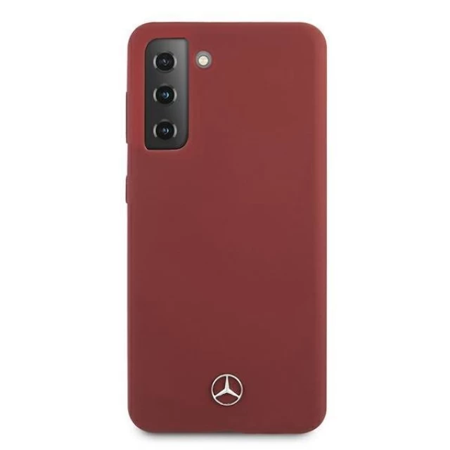 Чехол Mercedes для Samsung Galaxy S21 G991 Silicone Line Red (MEHCS21SSILRE)