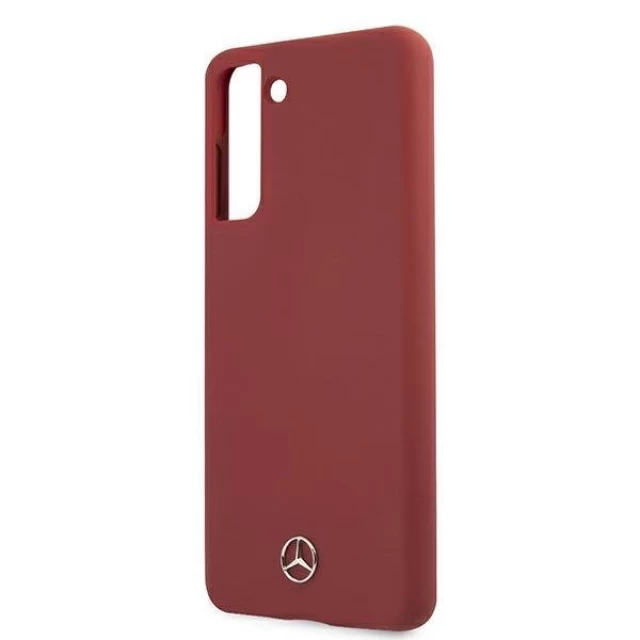 Чехол Mercedes для Samsung Galaxy S21 Plus G996 Silicone Line Red (MEHCS21MSILRE)