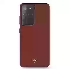 Чохол Mercedes для Samsung Galaxy S21 Ultra G998 Silicone Line Red (MEHCS21LSILRE)