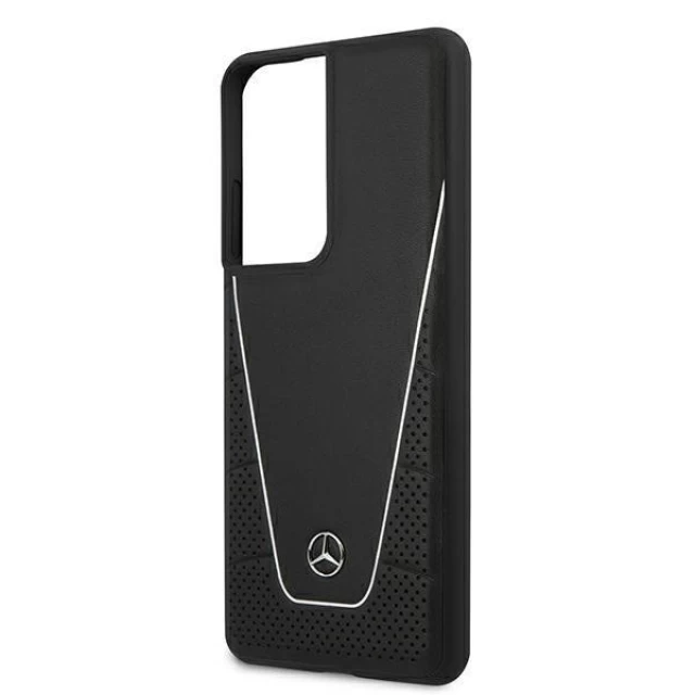 Чехол Mercedes для Samsung Galaxy S21 Ultra G998 Dynamic Line Black (MEHCS21LCLSSI)