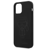 Чехол Karl Lagerfeld Silicone Ikonik Outline для iPhone 12 Pro Max Black (KLHCP12LSILTTBK)