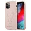 Чохол Karl Lagerfeld Silicone Ikonik Outline для iPhone 12 | 12 Pro Pink (KLHCP12MSILTTPI)