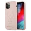 Чохол Karl Lagerfeld Silicone Case Outline для iPhone 12 Pro Max Pink (KLHCP12LSILTTPI)