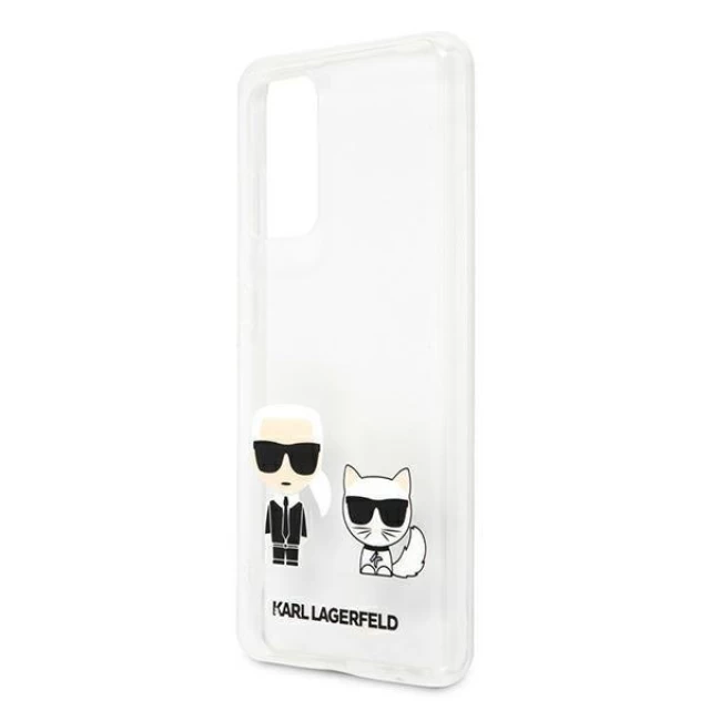 Чохол Karl Lagerfeld Karl and Choupette для Samsung Galaxy A72 Transparent (KLHCA72CKTR)