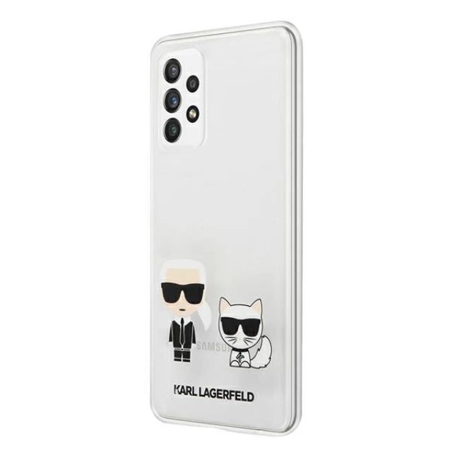 Чехол Karl Lagerfeld Karl & Choupette для Samsung Galaxy A52 Transparent (KLHCA52CKTR)