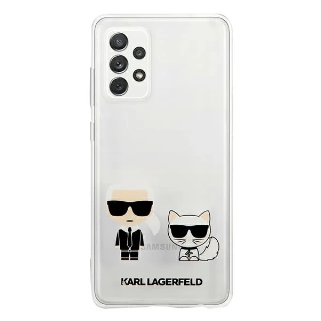 Чохол Karl Lagerfeld Karl & Choupette для Samsung Galaxy A52 Transparent (KLHCA52CKTR)