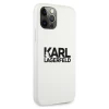 Чохол Karl Lagerfeld Silicone Stack Logo для iPhone 12 | 12 Pro White (KLHCP12MSLKLWH)