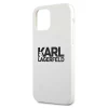 Чехол Karl Lagerfeld Silicone Stack Logo для iPhone 12 | 12 Pro White (KLHCP12MSLKLWH)