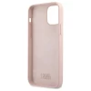 Чехол Karl Lagerfeld Silicone Stack Logo для iPhone 12 | 12 Pro Pink (KLHCP12MSTKLTLP)