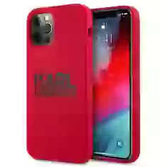 Чохол Karl Lagerfeld Silicone Stack для iPhone 12 Pro Max Red (KLHCP12LSLKLRE)