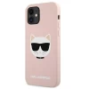 Чехол Karl Lagerfeld Silicone Choupette для iPhone 12 mini Pink (KLHCP12SSLCHLP)