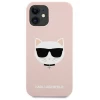 Чехол Karl Lagerfeld Silicone Choupette для iPhone 12 mini Pink (KLHCP12SSLCHLP)
