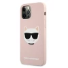 Чохол Karl Lagerfeld Silicone Choupette для iPhone 12 | 12 Pro Light Pink (KLHCP12MSLCHLP)