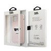 Чохол Karl Lagerfeld Silicone Choupette для iPhone 12 | 12 Pro Light Pink (KLHCP12MSLCHLP)