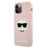 Чохол Karl Lagerfeld Silicone Choupette для iPhone 12 Pro Max Light Pink (KLHCP12LSLCHLP)