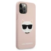 Чохол Karl Lagerfeld Silicone Choupette для iPhone 12 Pro Max Light Pink (KLHCP12LSLCHLP)