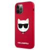 Чохол Karl Lagerfeld Silicone Choupette для iPhone 12 Pro Max Red (KLHCP12LSLCHRE)