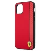 Чехол Ferrari для iPhone 12 | 12 Pro On Track Carbon Stripe Red (FESAXHCP12MRE)