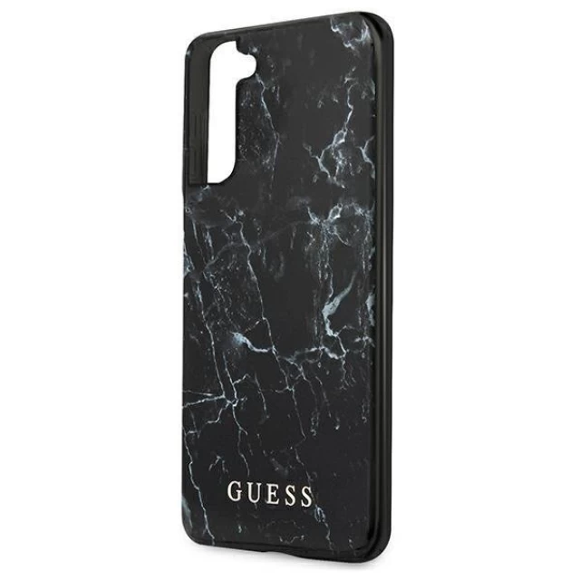 Чохол Guess Marble для Samsung Galaxy S21 Plus Black (GUHCS21MPCUMABK)