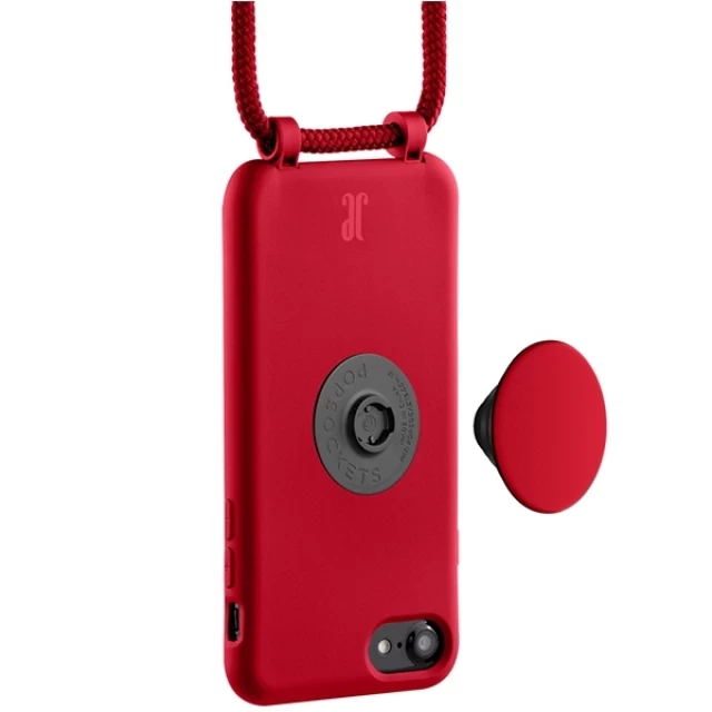 Чохол Just Elegance PopGrip для iPhone SE 2022/2020 | 8 | 7 Cyber Red (30009)