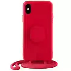 Чехол Just Elegance PopGrip для iPhone X | XS Cyber Red (30016)