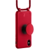 Чехол Just Elegance PopGrip для iPhone X | XS Cyber Red (30016)