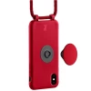 Чохол Just Elegance PopGrip для iPhone X | XS Cyber Red (30016)