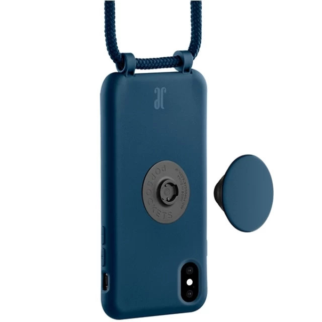 Чехол Just Elegance PopGrip для iPhone X | XS Blue Sapphire (30018)