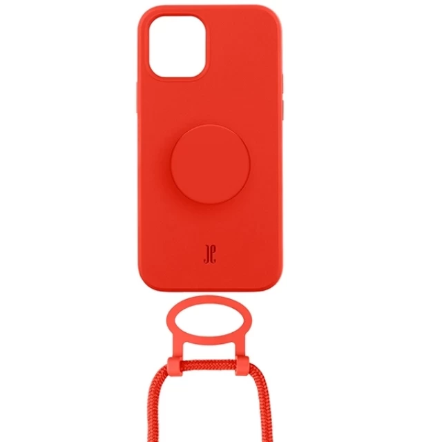Чехол Just Elegance PopGrip для iPhone 12 | 12 Pro Red (30034)
