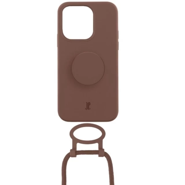 Чехол Just Elegance PopGrip для iPhone 13 Pro Brown Sugar (30135)