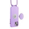 Чехол Just Elegance PopGrip для iPhone 14 Lavendel (30144)