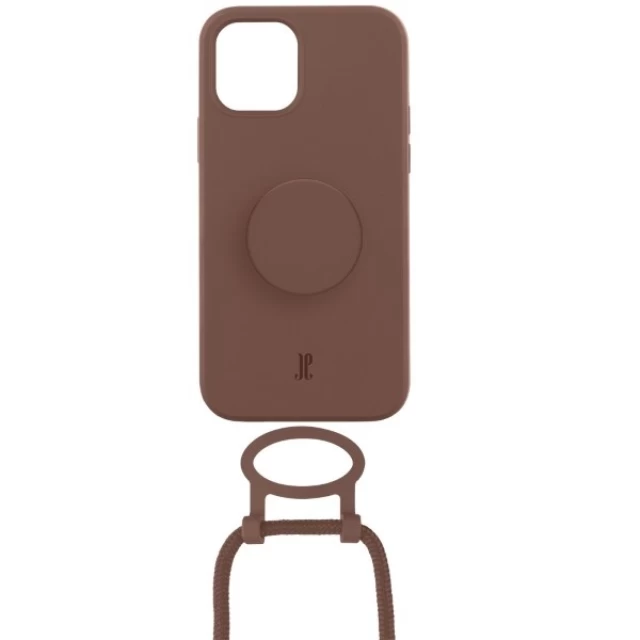 Чехол Just Elegance PopGrip для iPhone 14 Plus Brown Sugar (30151)
