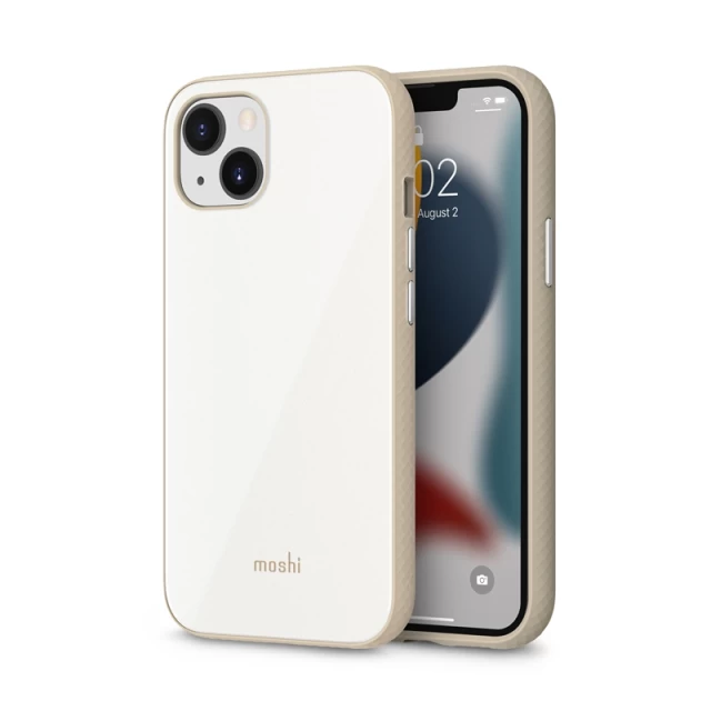Чохол Moshi iGlaze Slim Hardshell Case для iPhone 13 Pearl White (99MO132102)