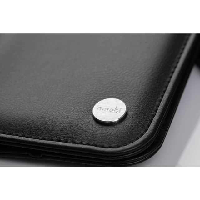 Чехол-книжка Moshi Overture Case with Detachable Magnetic Wallet для iPhone 13 mini Jet Black (99MO133011)