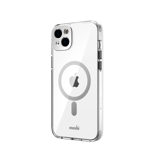 Чохол Moshi iGlaze Slim Hardshell Case для iPhone 14 Plus Luna Silver with MagSafe (99MO137206)