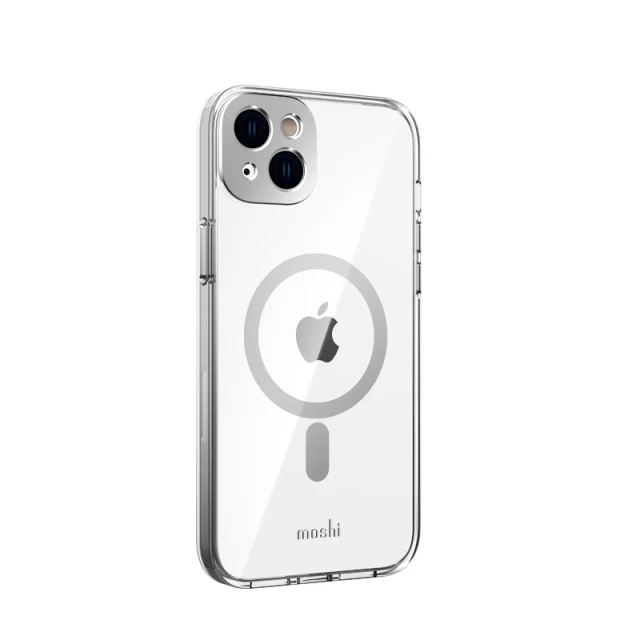 Чехол Moshi iGlaze Slim Hardshell Case для iPhone 14 Plus Luna Silver with MagSafe (99MO137206)